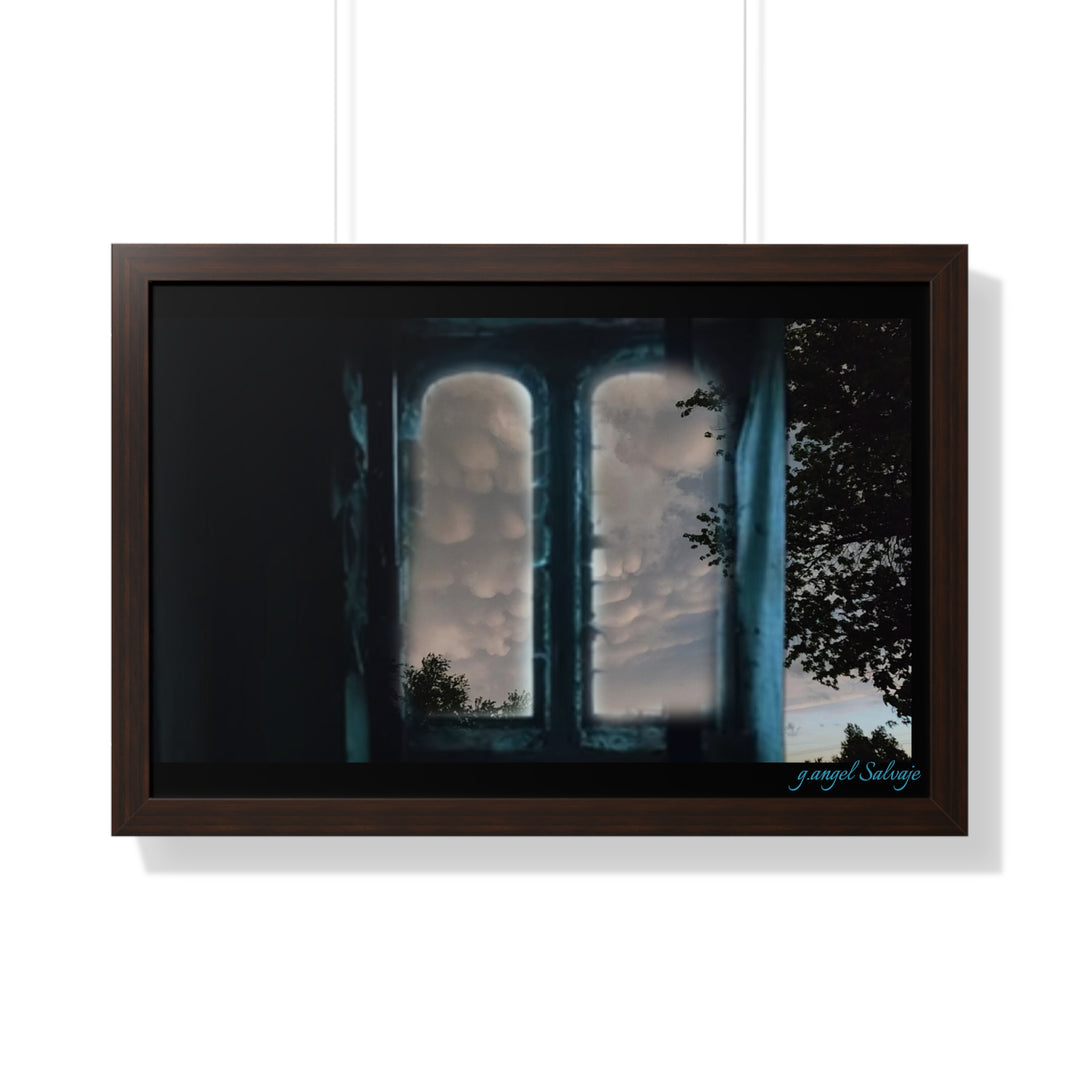 Walk into the Sky Framed Horizontal Poster