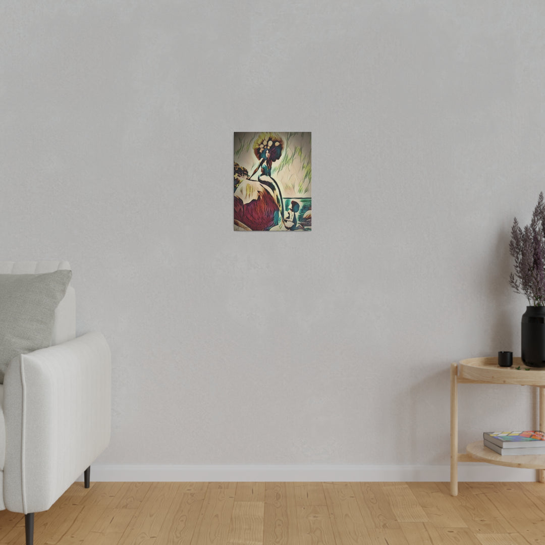 Mermaid Madonna Canvas, Stretched, 0.75"