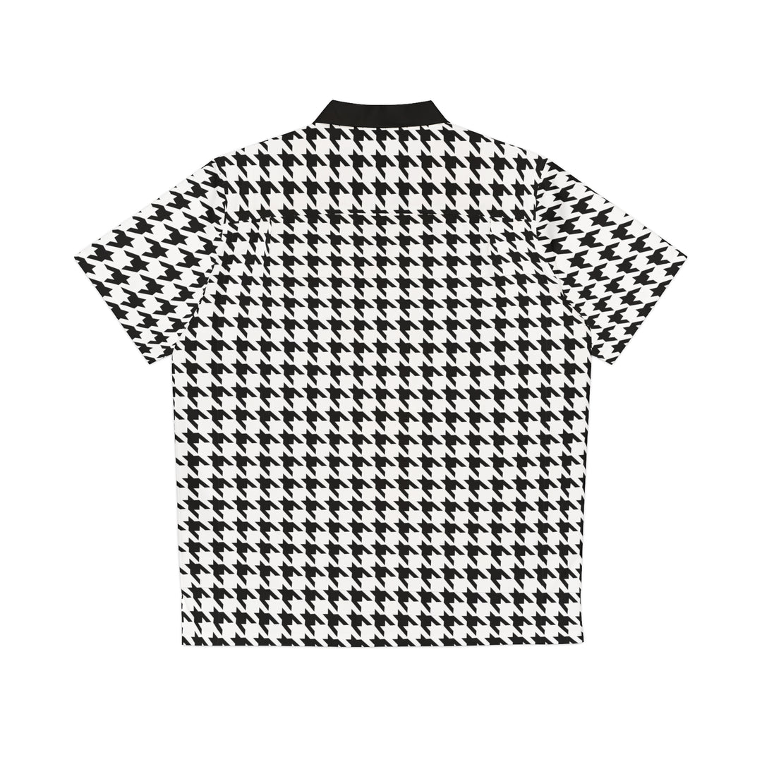 Hound's Tooth Men's Hawaiian Shirt (AOP)