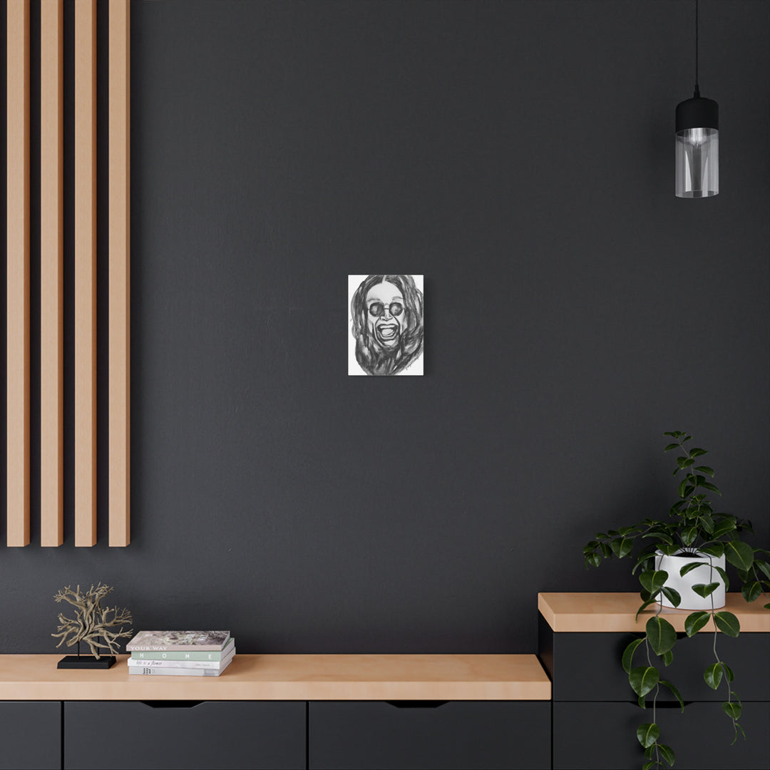 Canvas Print - Ozzy Osborne Painting by g angel Salvaje