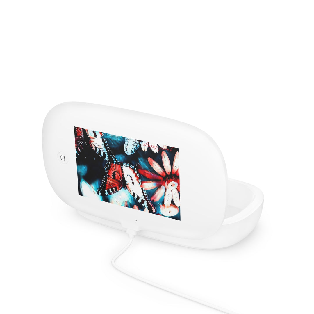 Butterflies Phone Sanitizer and Wireless Charging Pad