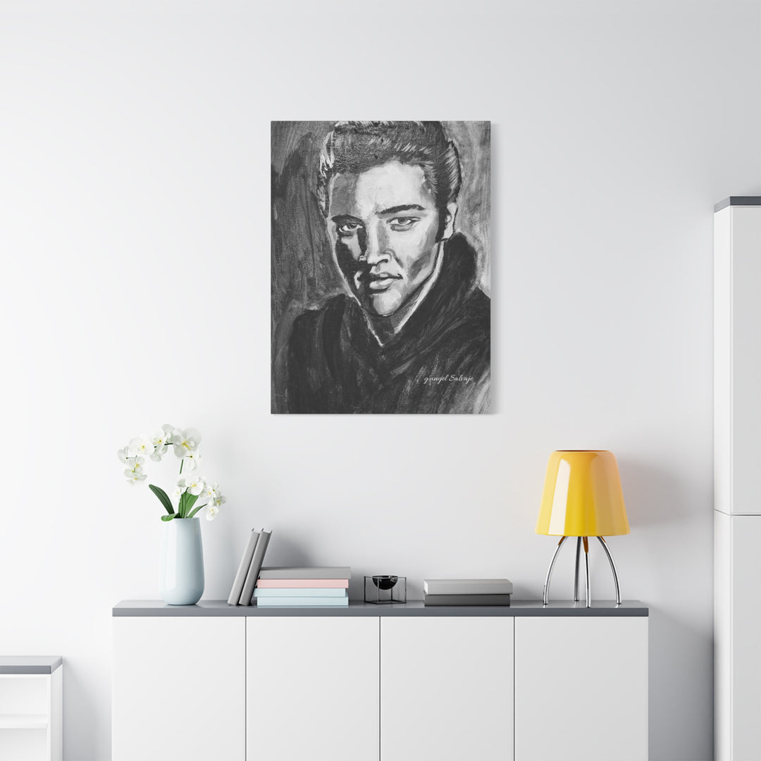 Elvis Canvas Print, from the Rock and Roll Series