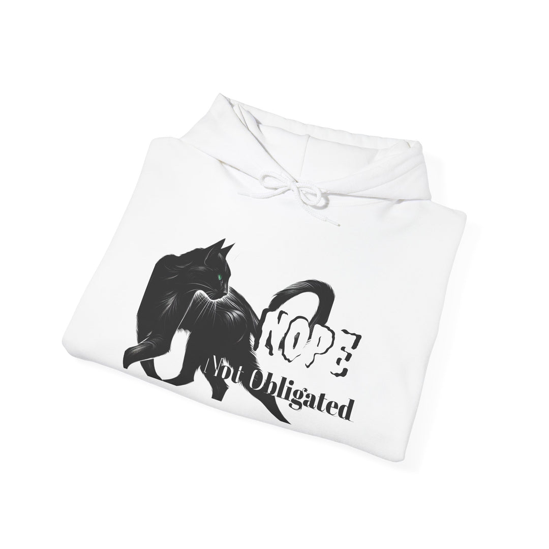 Hooded Sweatshirt - Feral Cat Drama Free Design