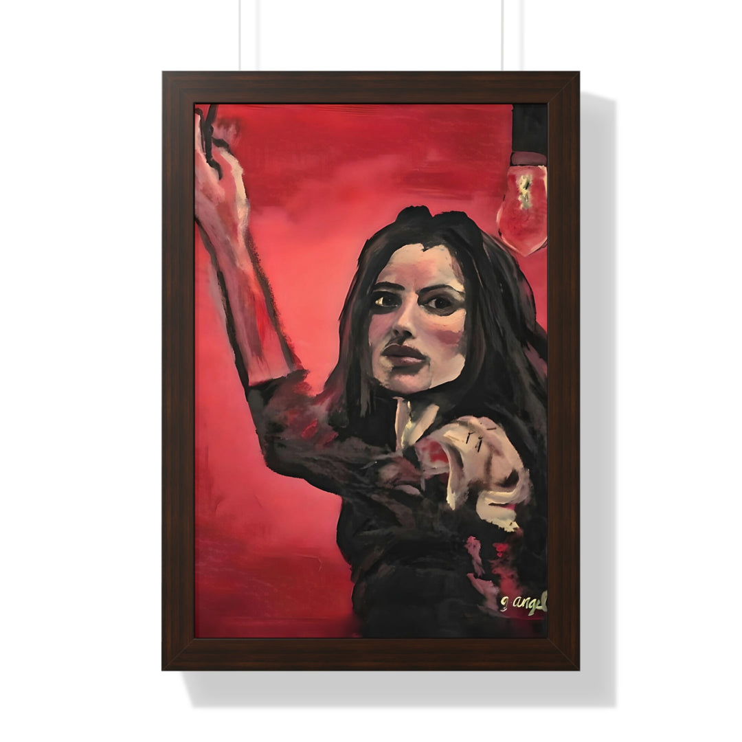 Vertical Poster - Roxanne, Turn Off the Red Light Inspired Painting