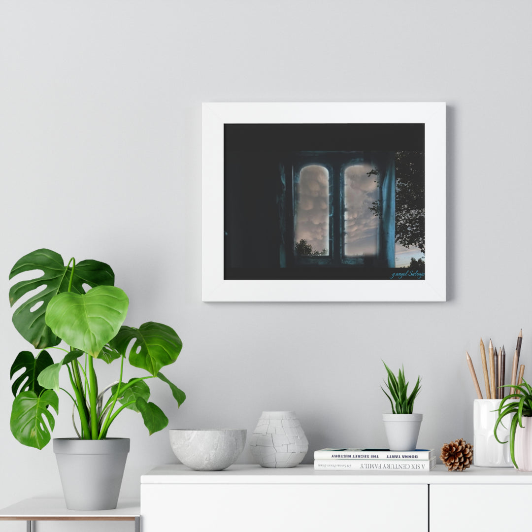 Walk into the Sky Framed Horizontal Poster