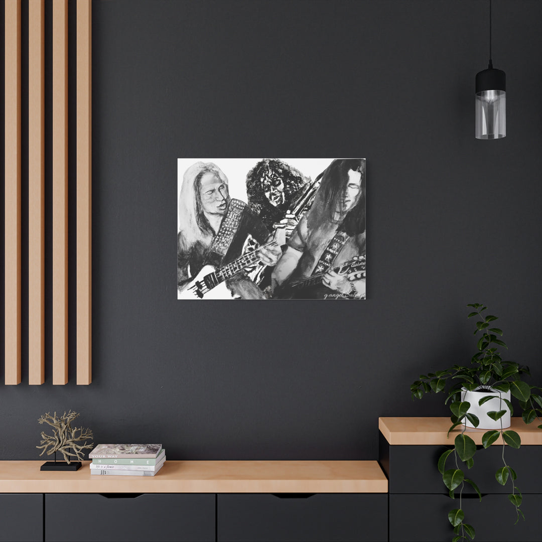 Canvas Print - Slaughter Band Mad About You painting Compilation g angel Salvaje