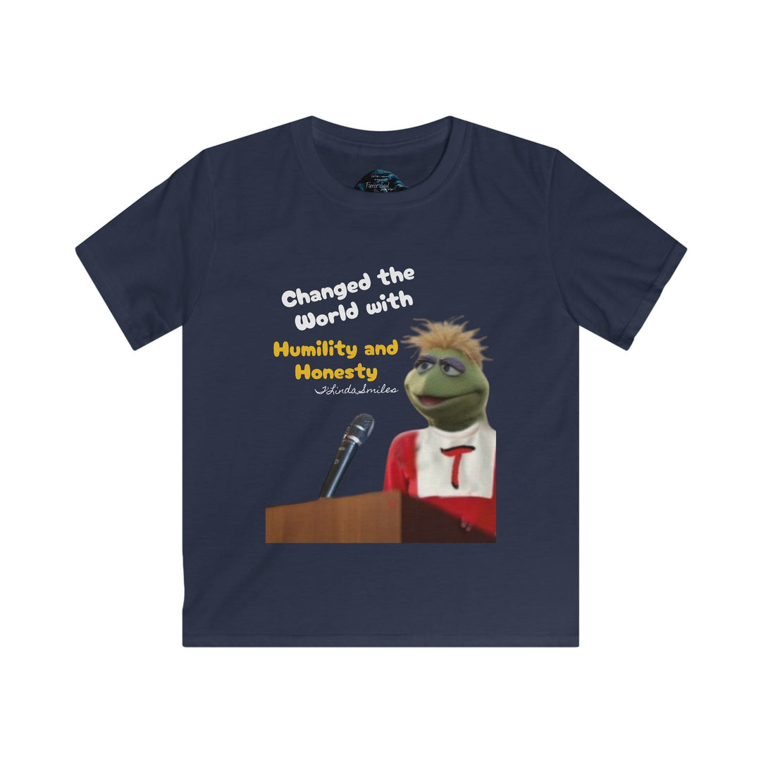 Kids Tee - Home is Where the Snow Is - T'Linda Smiles Honesty and Humility Design