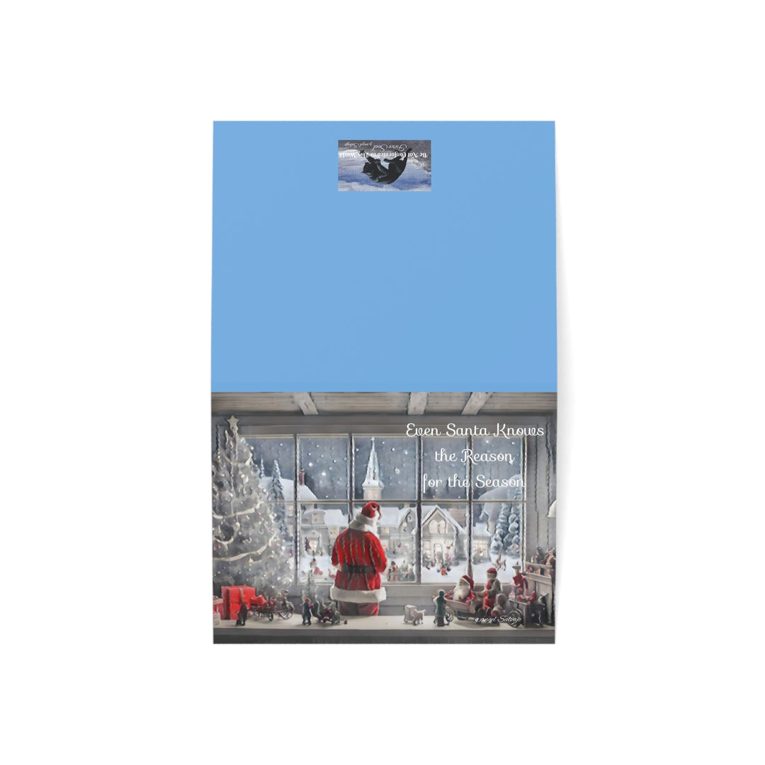 Santa Christmas Greeting Cards 1, 10, 30, 50 pcs