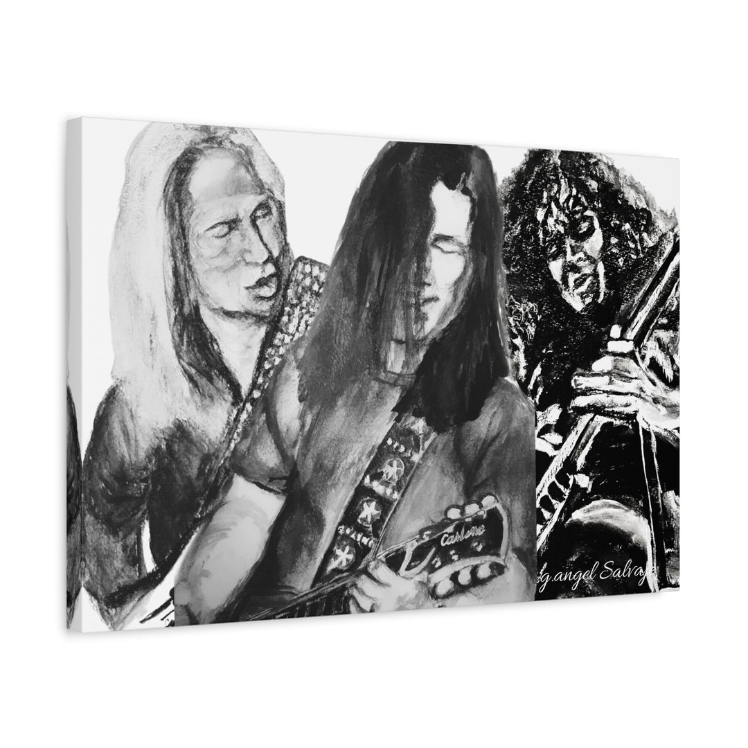 Canvas Print - Slaughter Band Mad About You painting Compilation g angel Salvaje