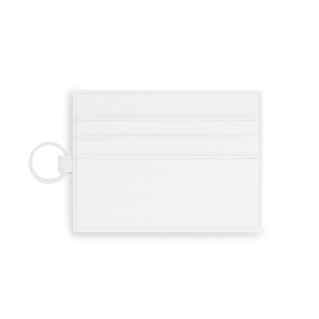Hound's Tooth Saffiano Leather Card Holder