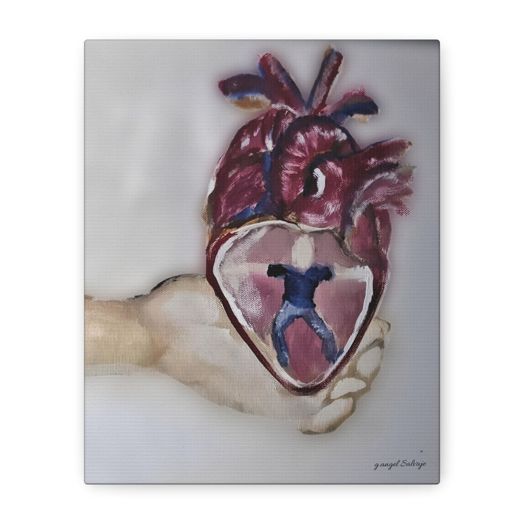 Canvas Print - Abiding Within:Extremely Whole Hearted Sleeves Painting by g angel Salvaje