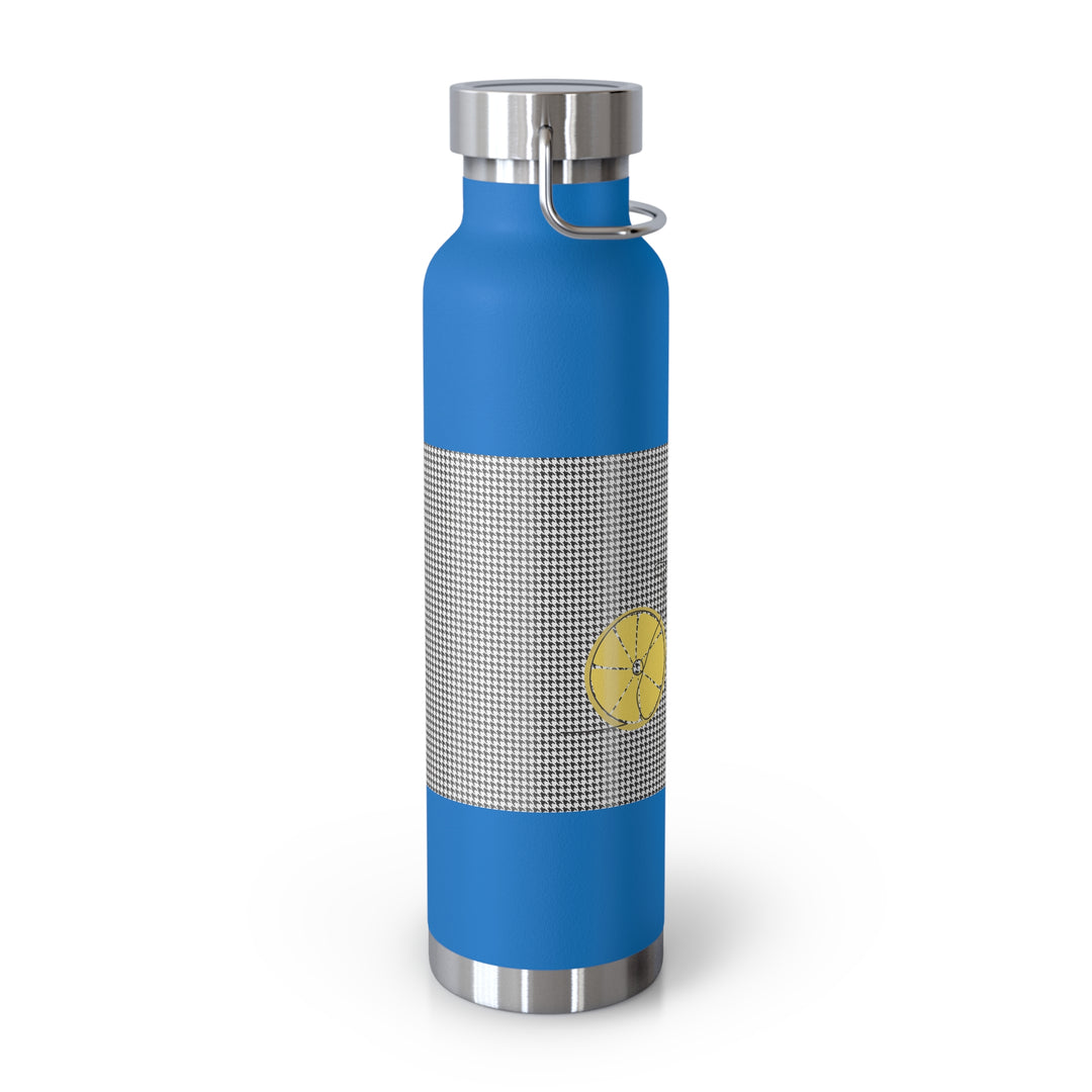 Lemon Keep'uh Pushin'  Copper Vacuum Insulated Bottle, 22oz