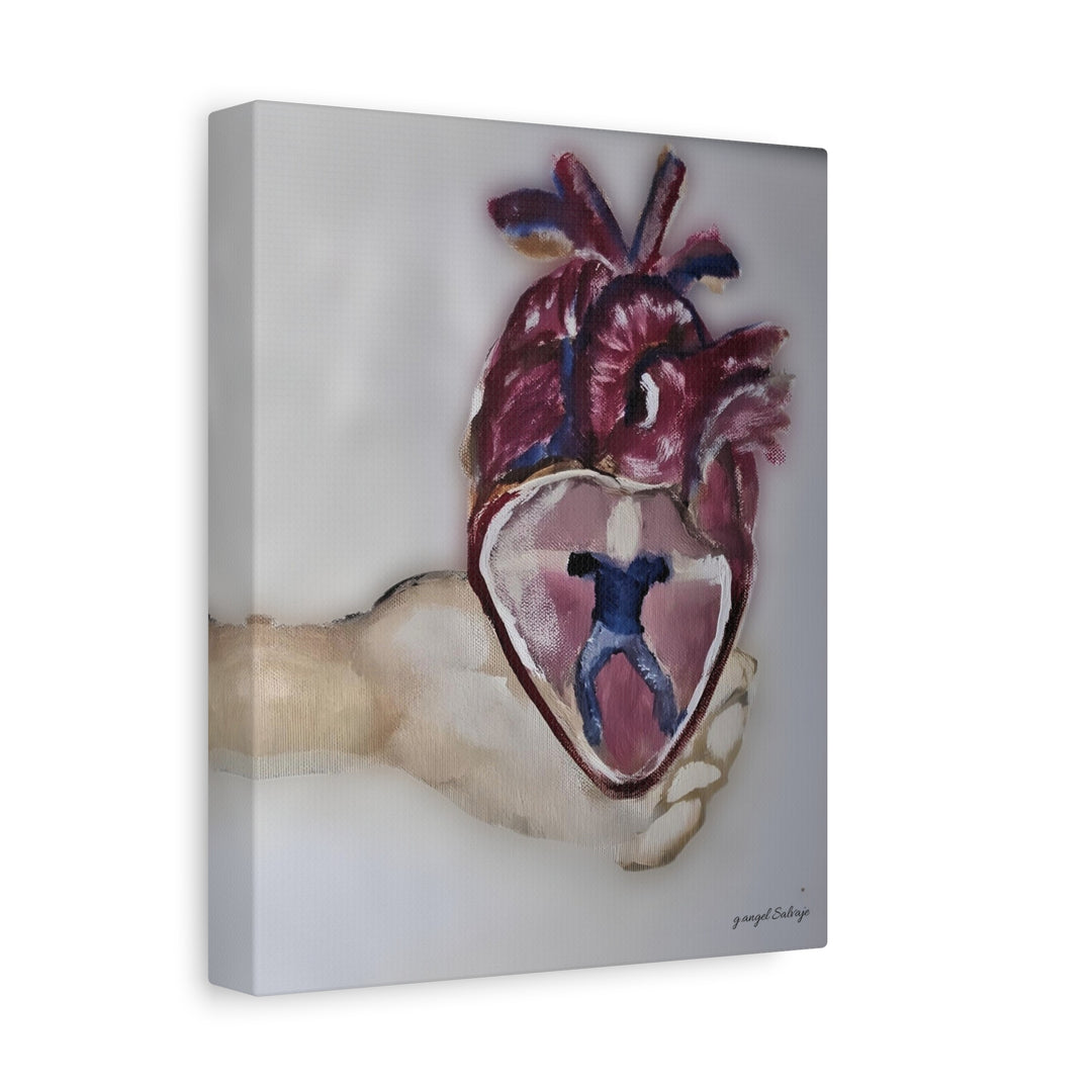Canvas Print - Abiding Within:Extremely Whole Hearted Sleeves Painting by g angel Salvaje