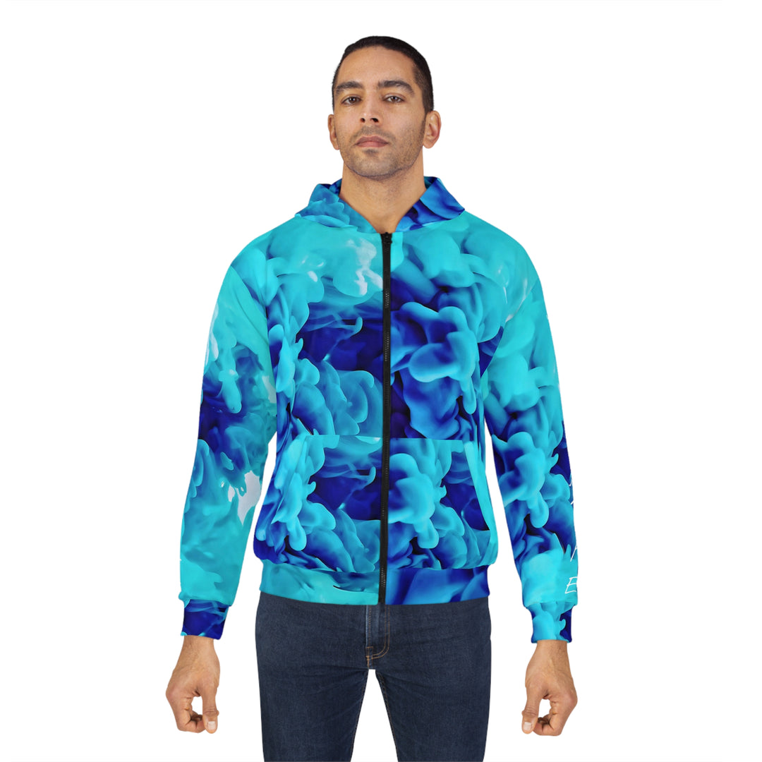 Just Breathe Unisex Zip Hoodie (AOP)