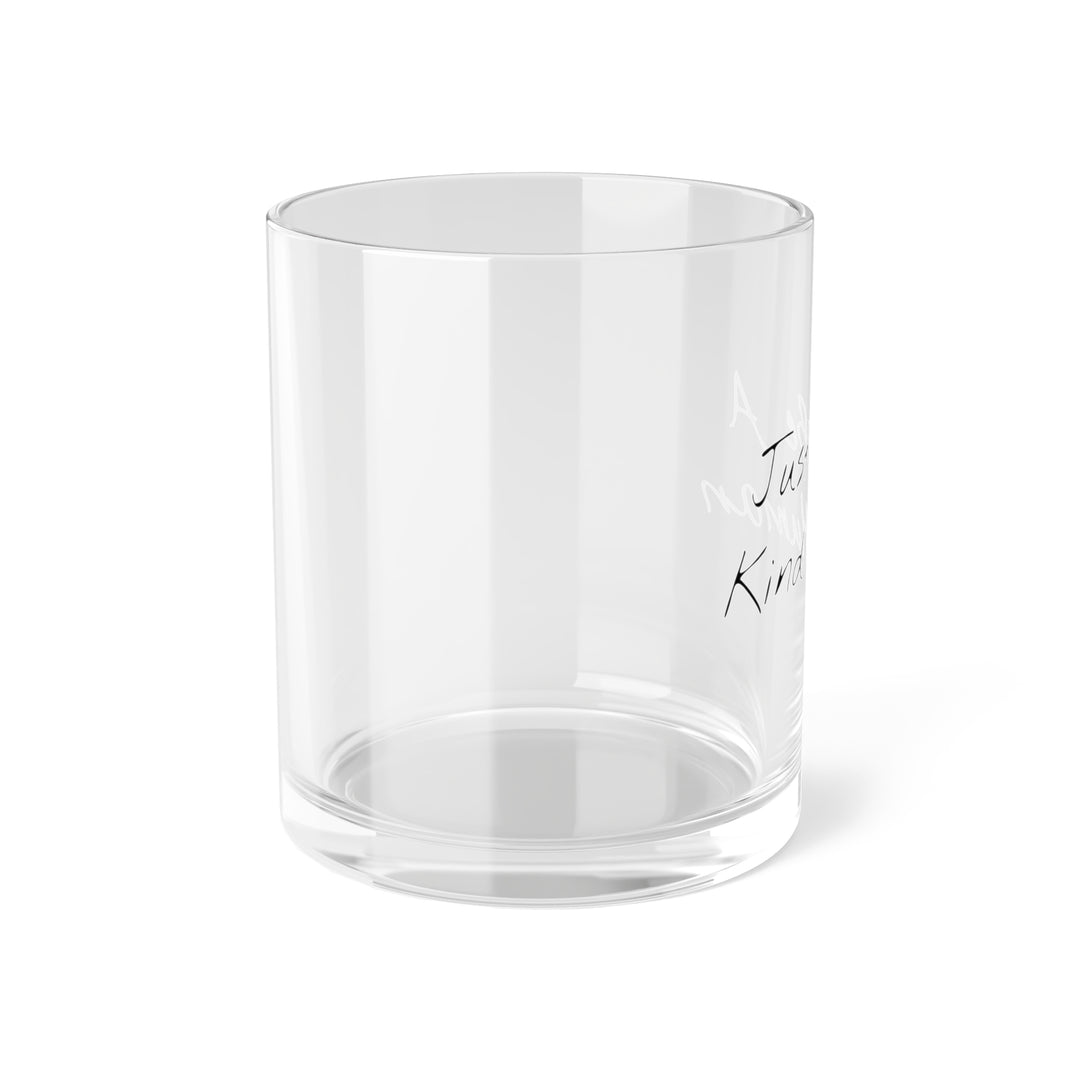 Be A Kind Human Bar Glass