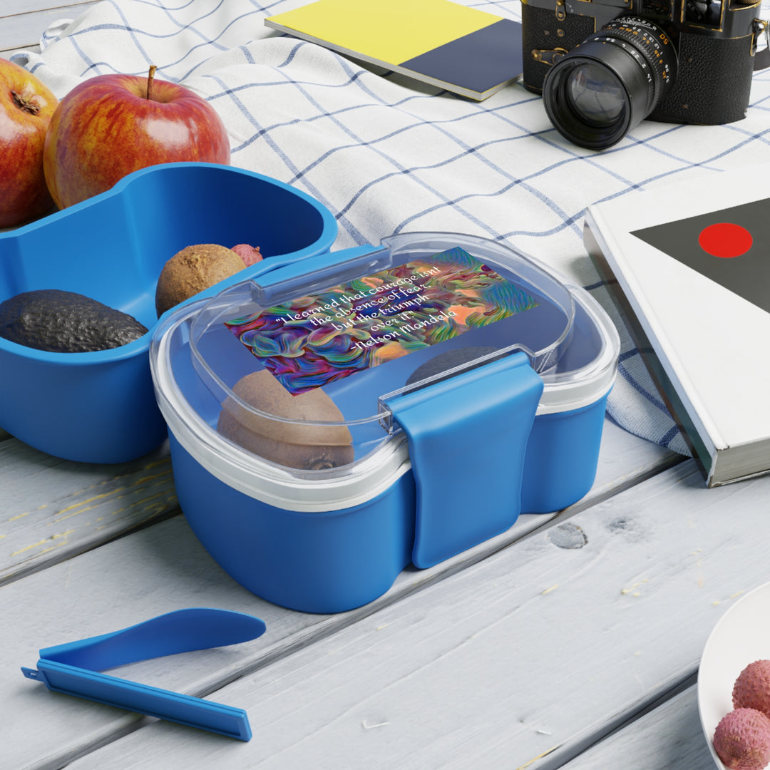 Courage,Nelson Mandela Two-tier Bento Box