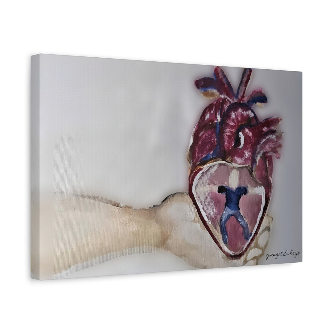 Canvas Print - Abiding Within:Extremely Whole Hearted Sleeves Painting by g angel Salvaje