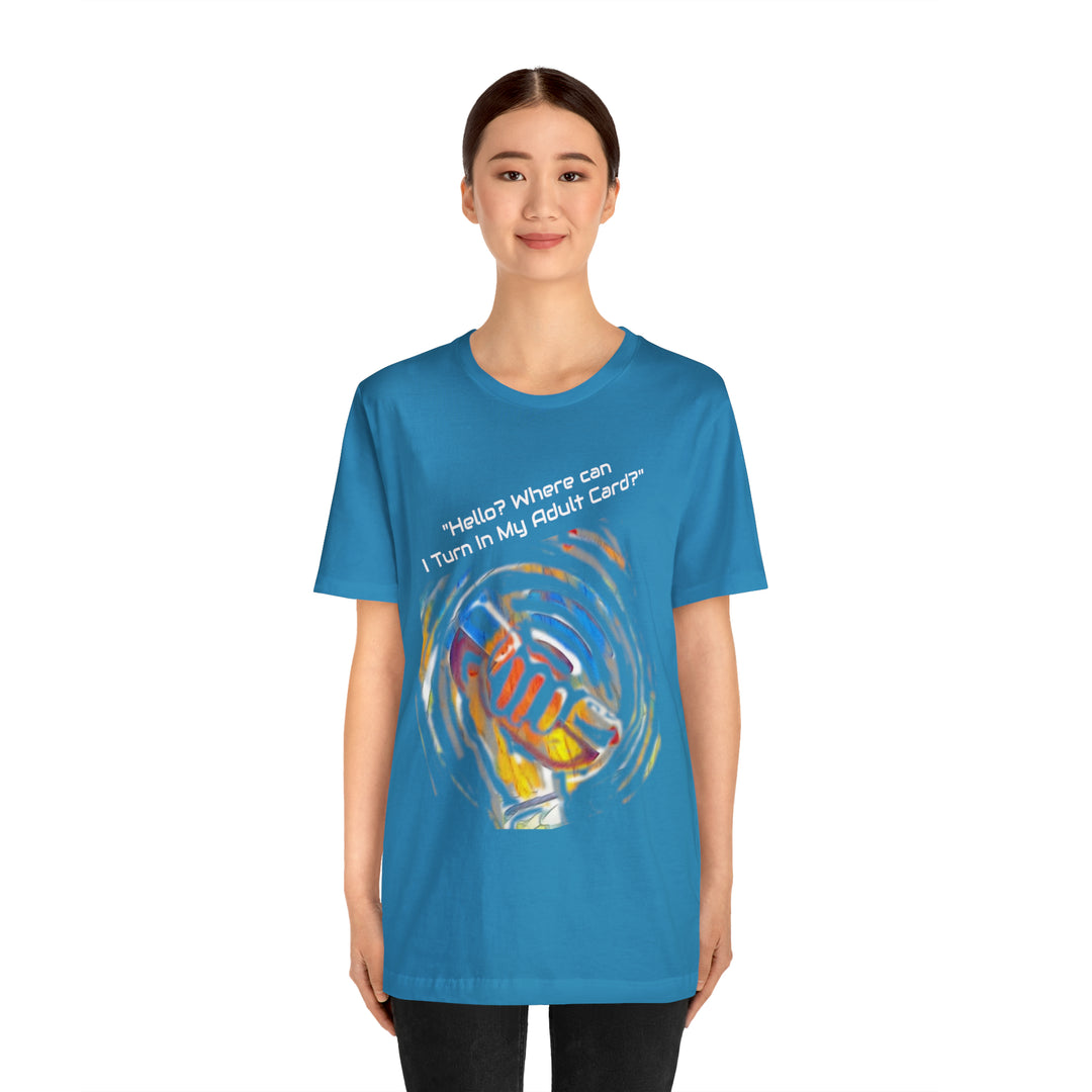 ADULT CARD Dad Jokes Unisex Jersey Short Sleeve Tee