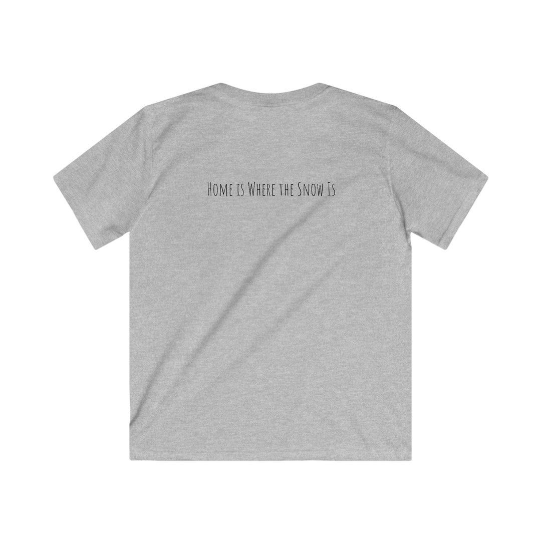 Kids Tee - Home is Where the Snow Is - T'Linda Smiles Real Adventure Design