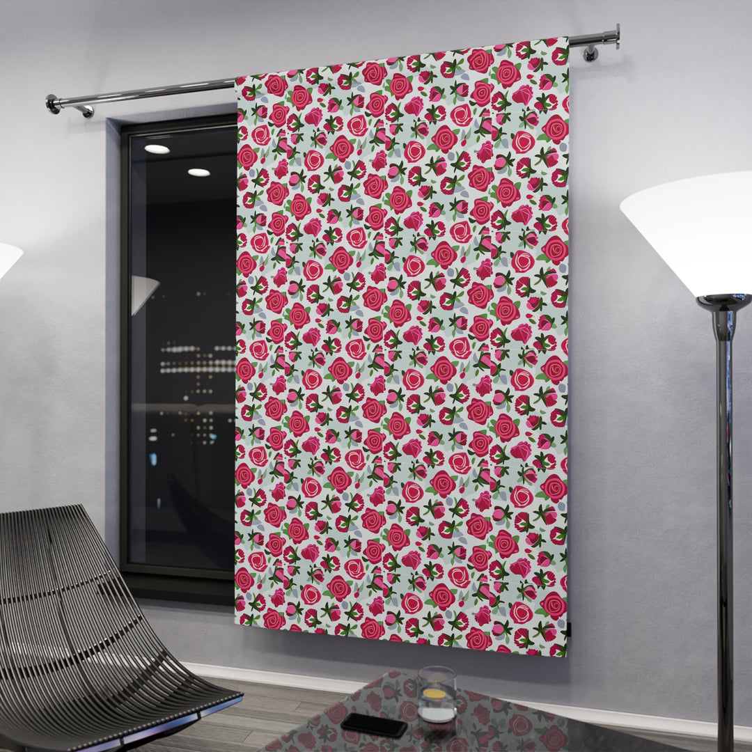 Rose Garden Promises Window Curtains (1 Piece)