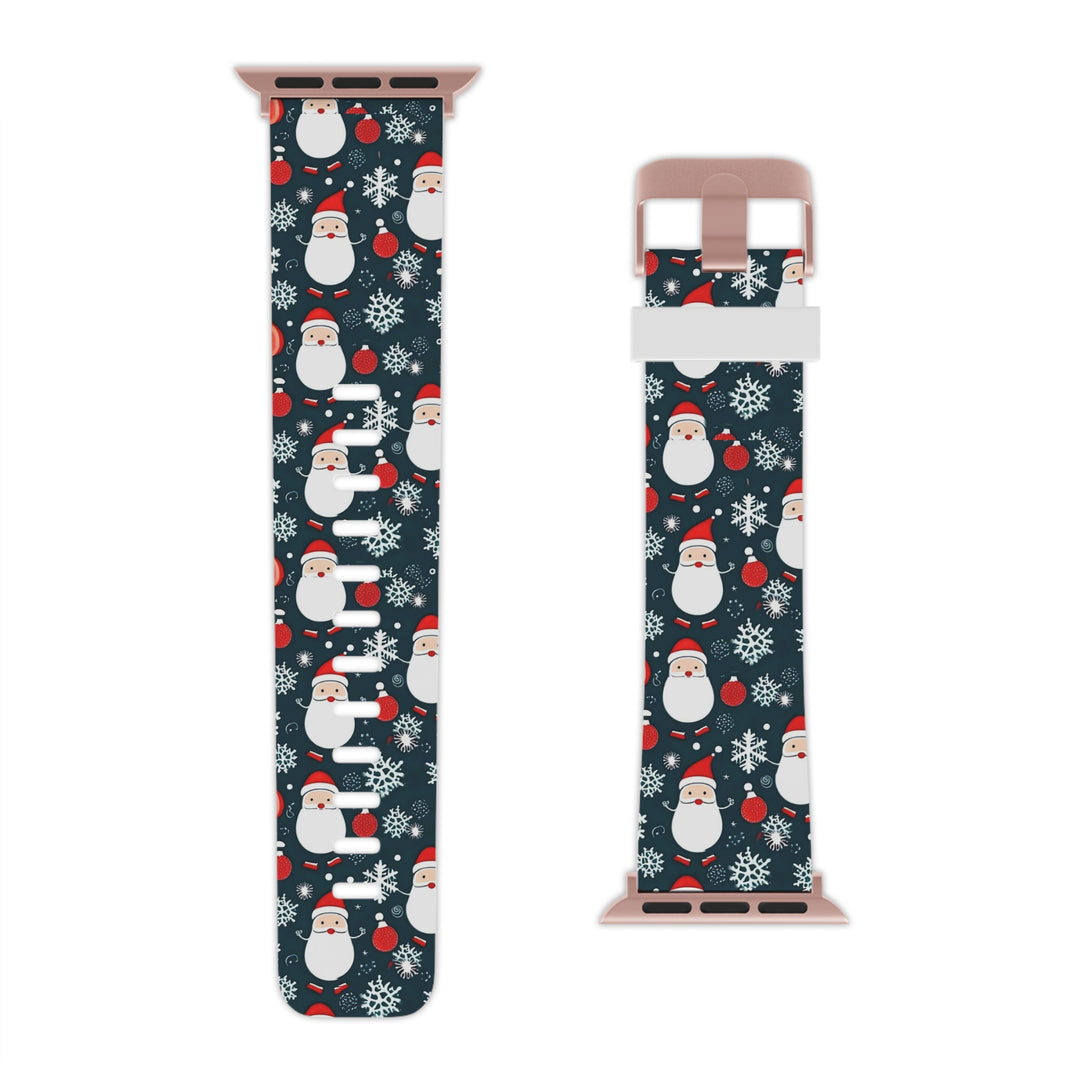 Santa and snowflakes Watch Band for Apple Watch