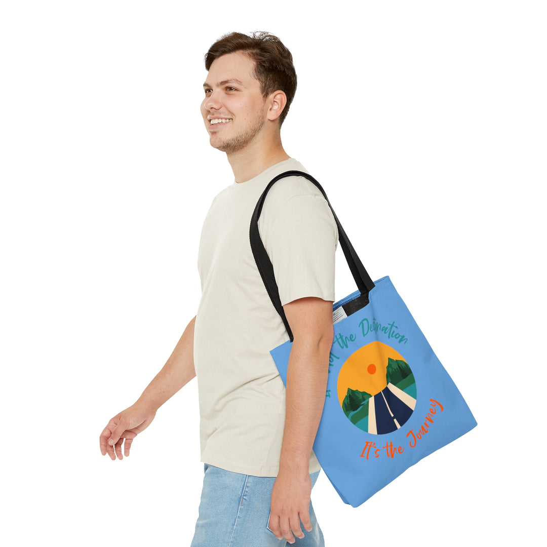 It's The Journey Tote Bag (AOP)