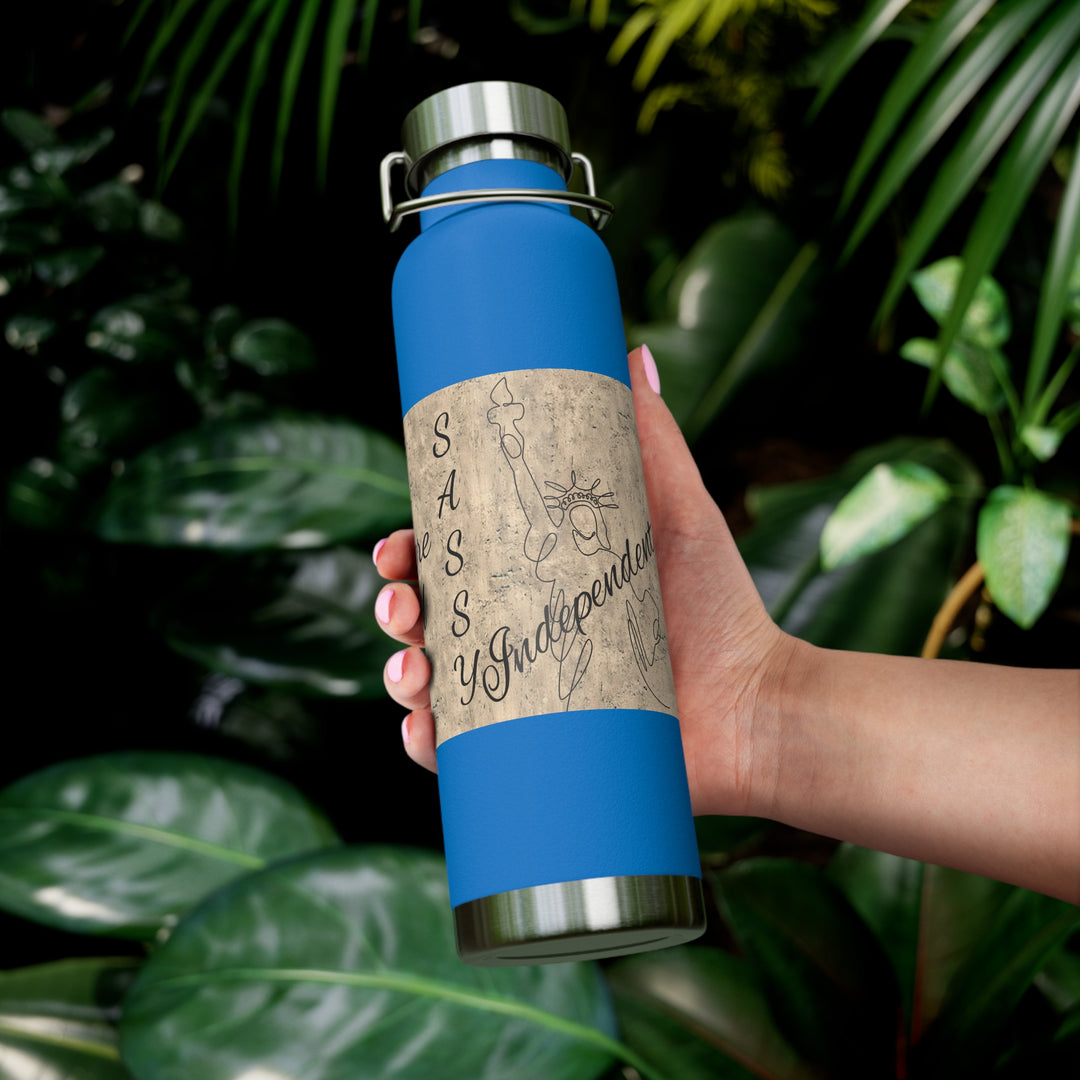 All Men Were Created Equal Copper Vacuum Insulated Bottle, 22oz