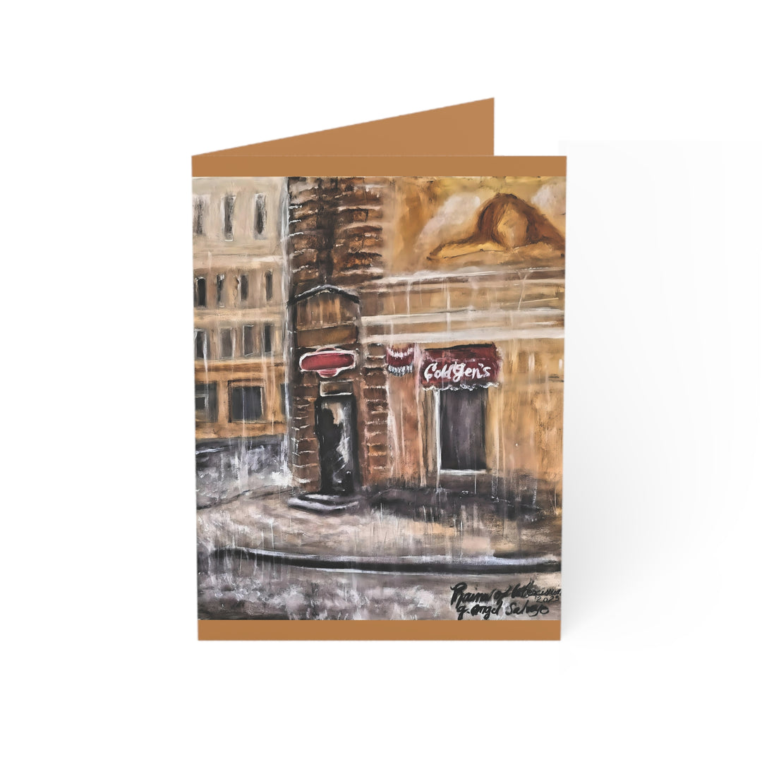 Greeting Cards - Tears of Intercession by g angel Salvaje Urban Rainscape