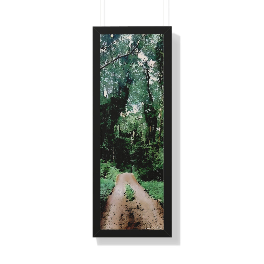 Life Viewed in Retrospect Framed Vertical Poster
