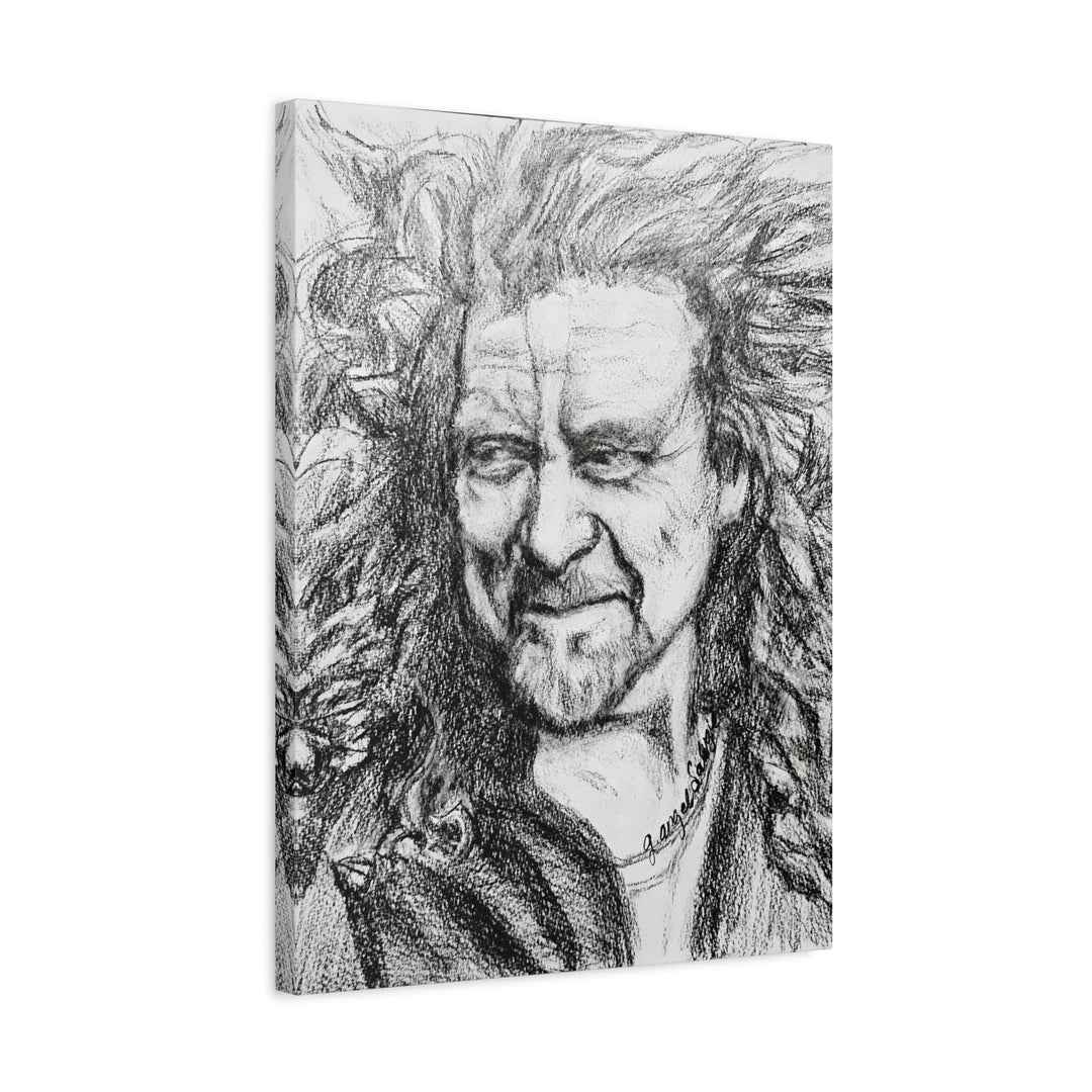 Canvas Print - Robert Plant Rock and Roll Portrait