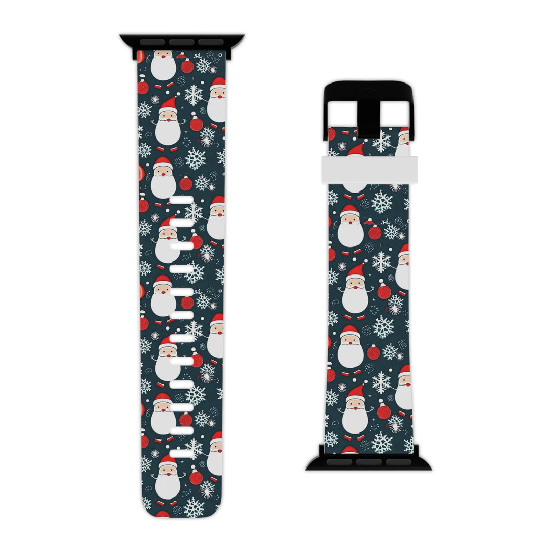 Santa and snowflakes Watch Band for Apple Watch