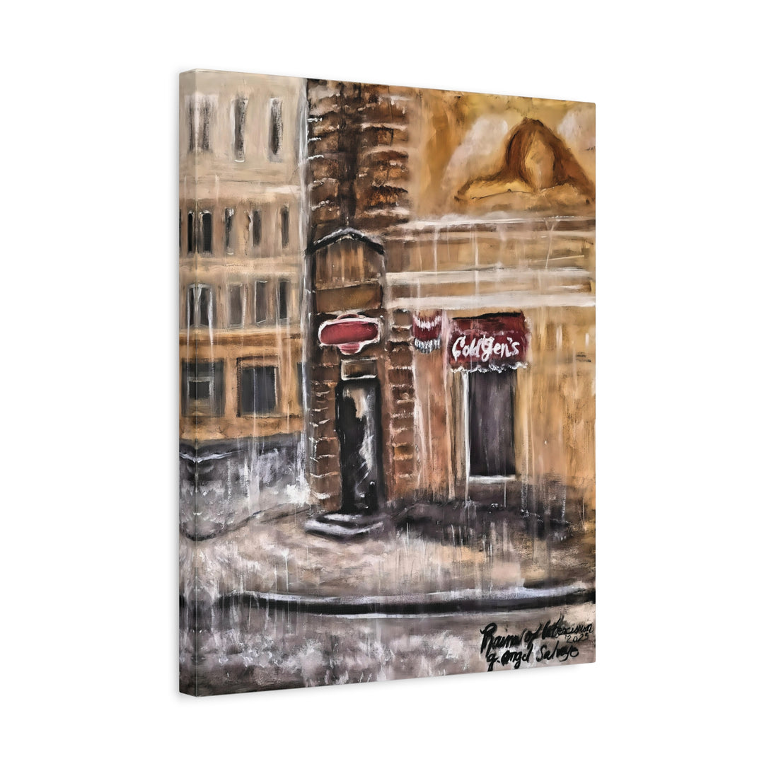 Realist Tones Canvas Print - Tears of Intercession-Urban Rainscape Design