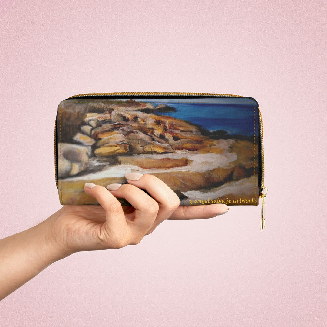 Snarky Back Rap; Seaside Escape Zipper Wallet