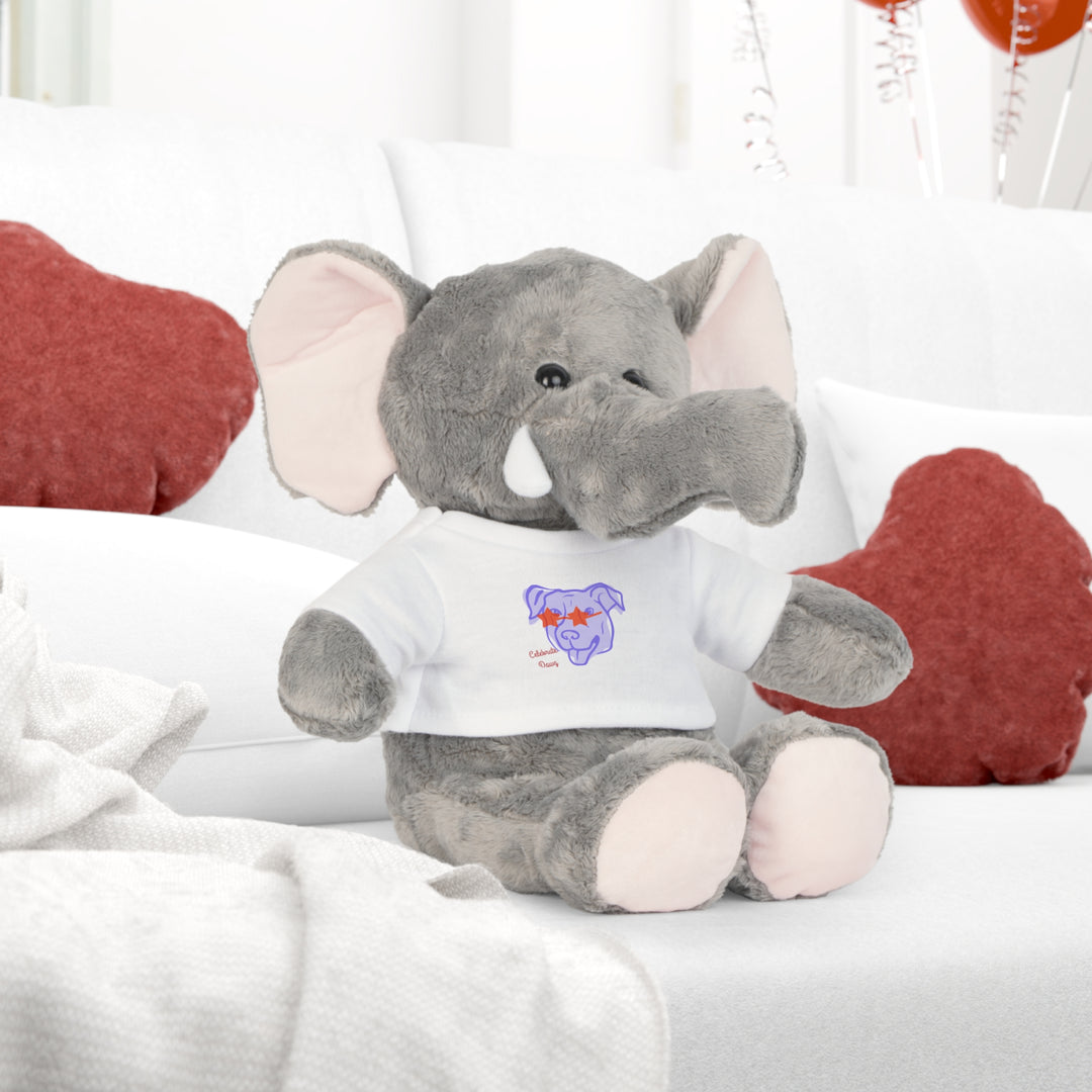 Hitch's Celebrate Dawg , Plush Toy with T-Shirt