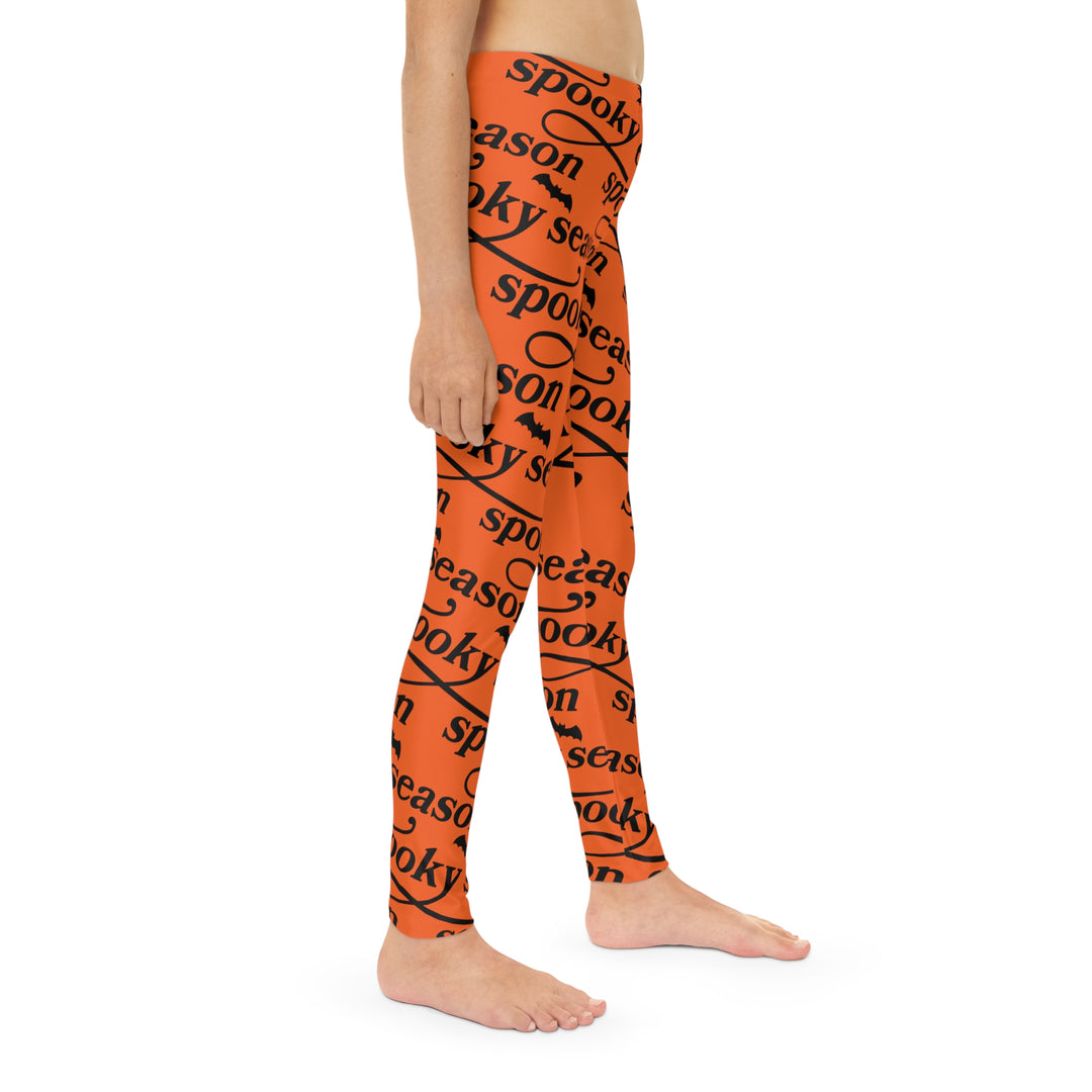 Spooky Season Halloween Youth Full-Length Leggings (AOP)