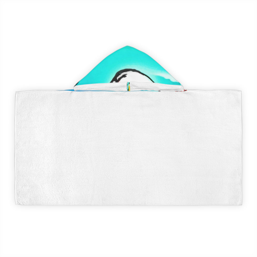 Dino knockin it outta d'park, Youth Hooded Towel