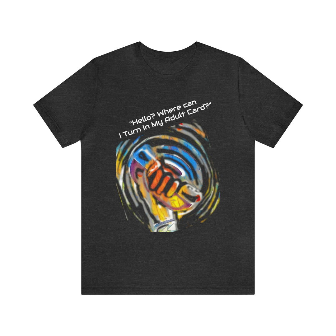 ADULT CARD Dad Jokes Unisex Jersey Short Sleeve Tee