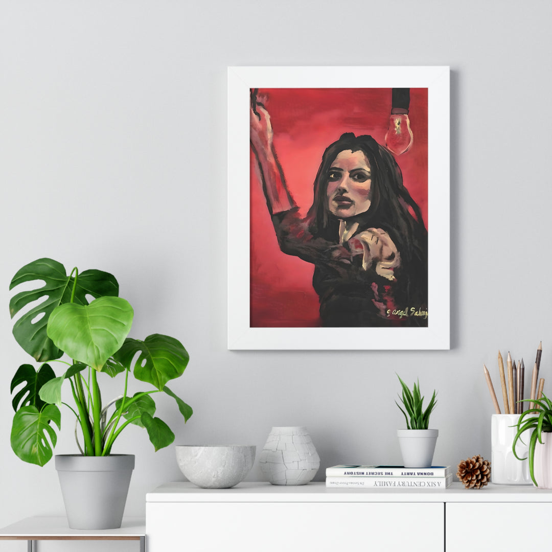 Vertical Poster - Roxanne, Turn Off the Red Light Inspired Painting