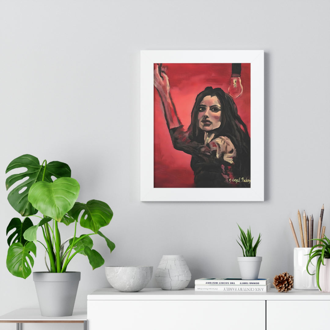 Vertical Poster - Roxanne, Turn Off the Red Light Inspired Painting