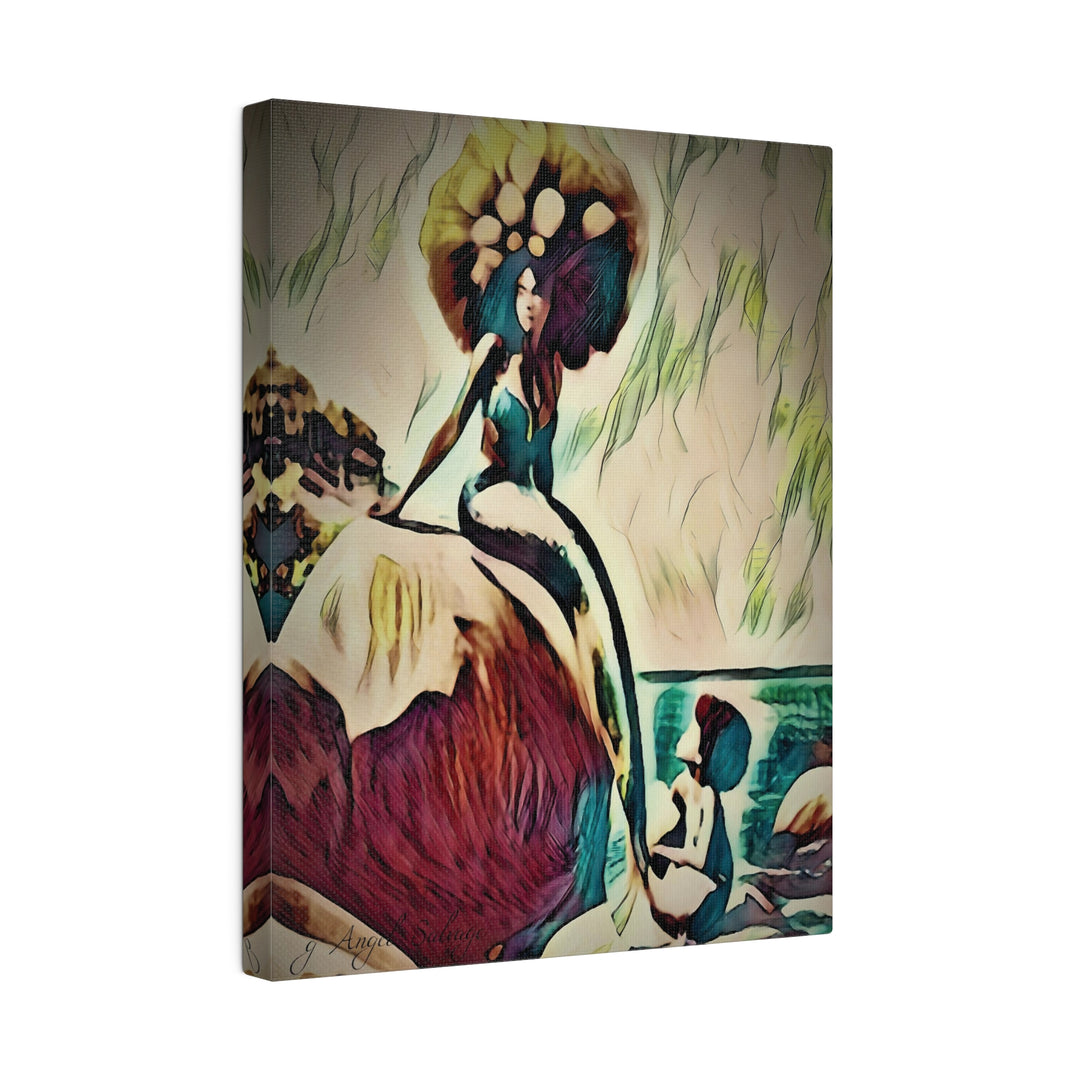 Mermaid Madonna Canvas, Stretched, 0.75"