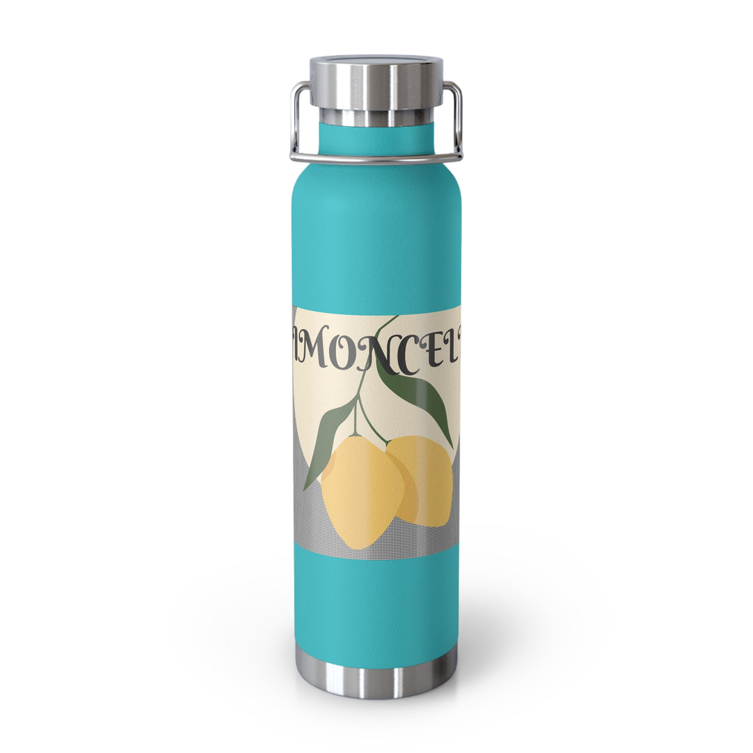 Limoncello Hounds Tooth Copper Vacuum Insulated Bottle, 22oz