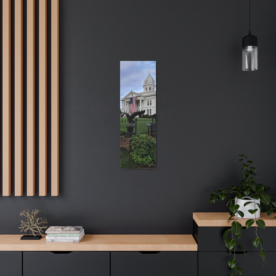 Colbert County Flag and Eagle Canvas Gallery Wraps