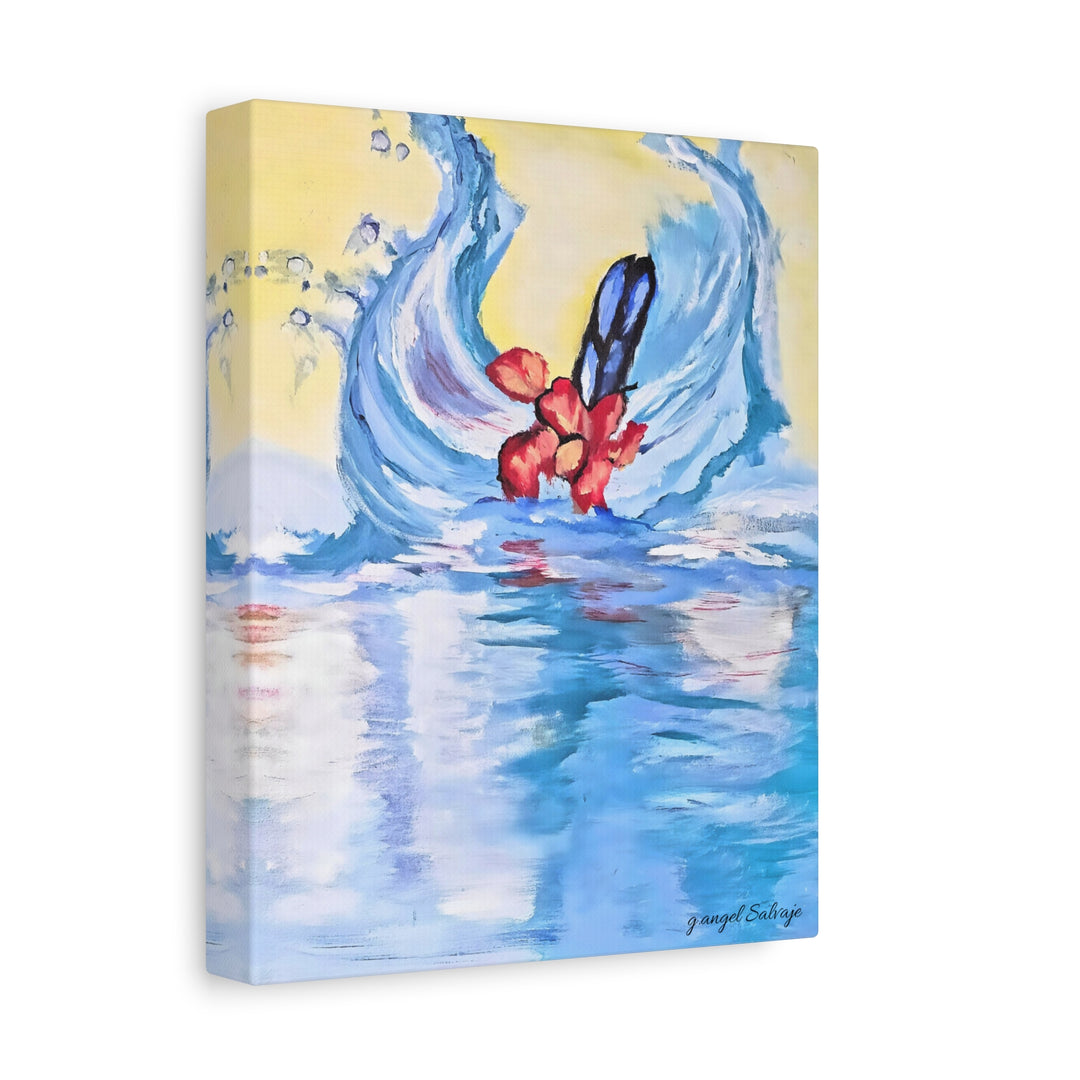 Diving into the Depths Matte Canvas, Stretched, 1.25"