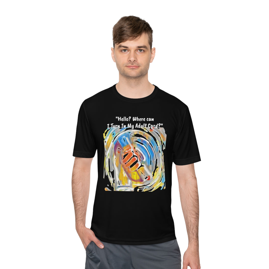 Adult Card Returns Unisex Moisture Wicking Tee