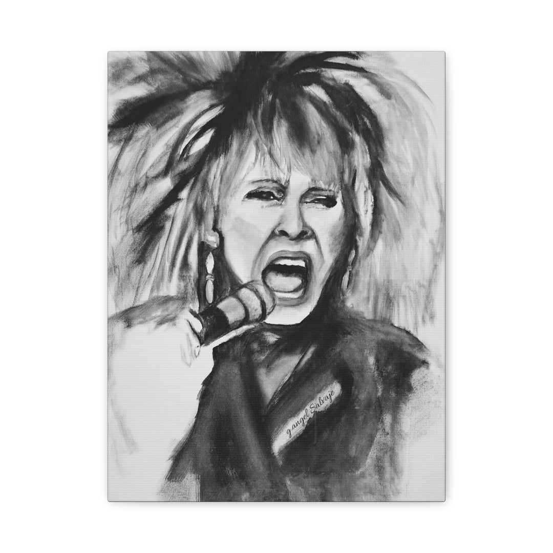 Canvas Print Tina Turner Portrait