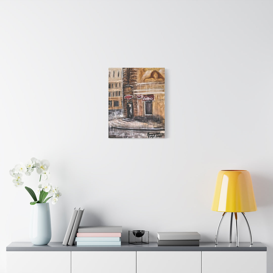 Realist Tones Canvas Print - Tears of Intercession-Urban Rainscape Design