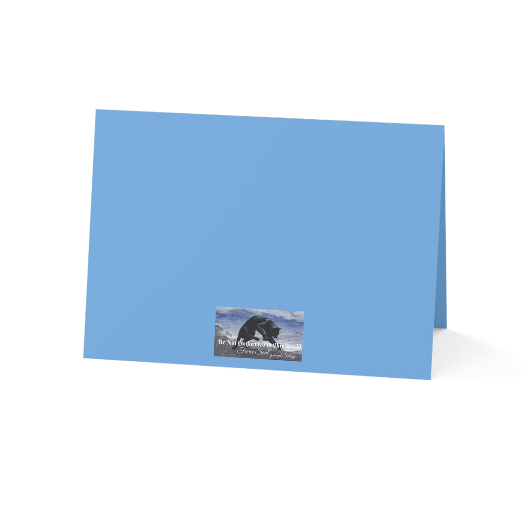 Coastal Elegance blank Thank you/Greeting Cards - Anybody Listening?– Set of 1, 10, 30, or 50 - Perfect for Any Occasion
