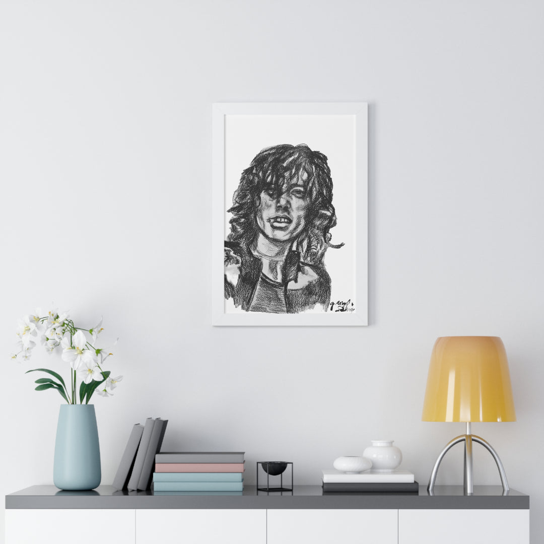 Vertical Poster Jimmy Page Rock and Roll Series Wall Art