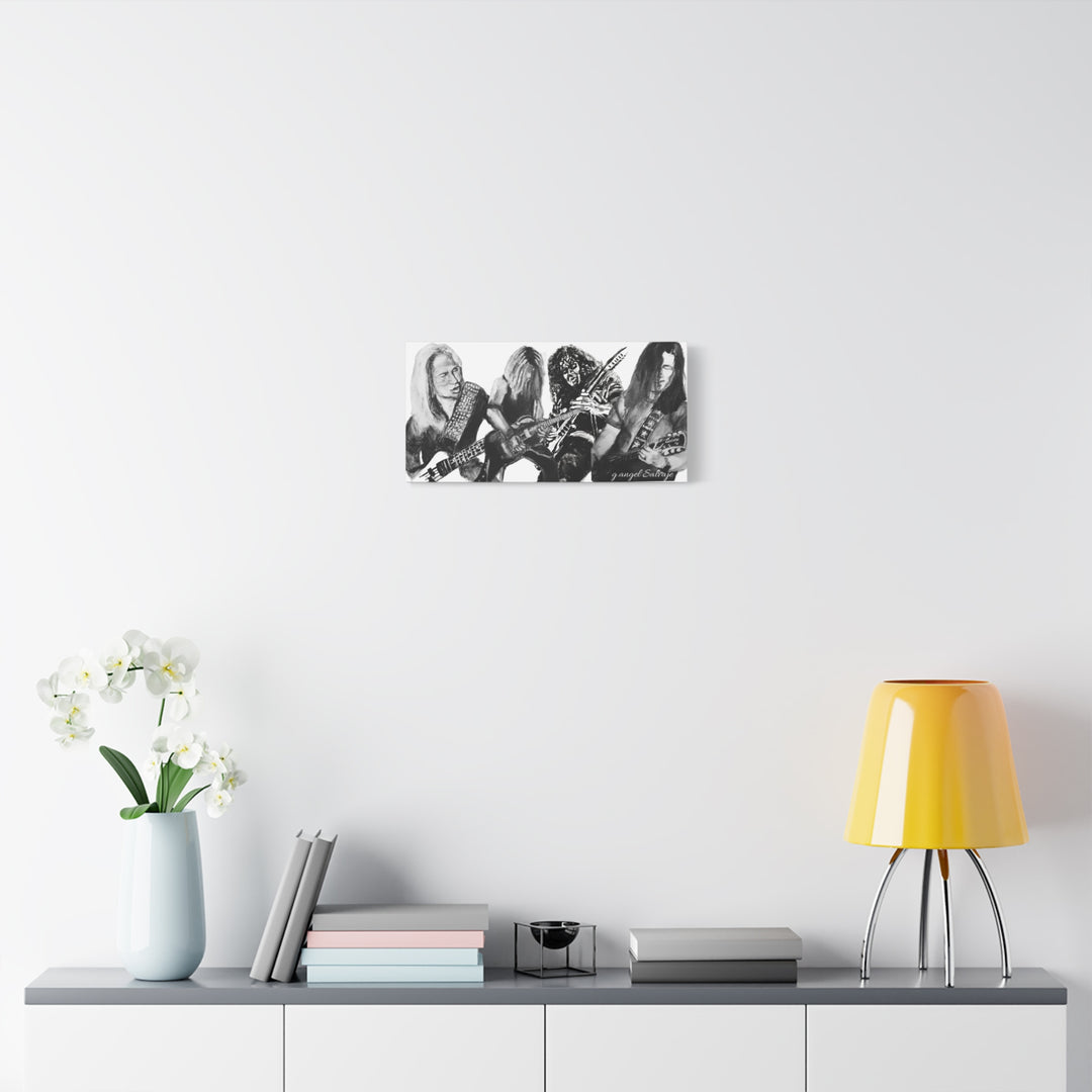 Canvas Print - Slaughter Band Mad About You painting Compilation g angel Salvaje