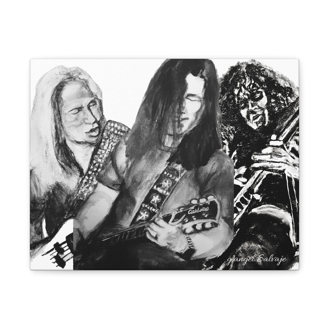 Canvas Print - Slaughter Band Mad About You painting Compilation g angel Salvaje